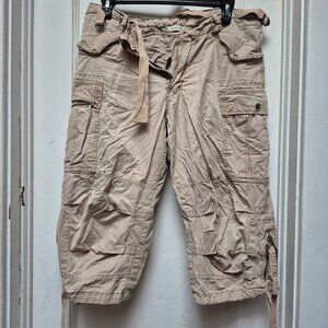 Twice Cargo Capri Shorts - 100% cotton - 28